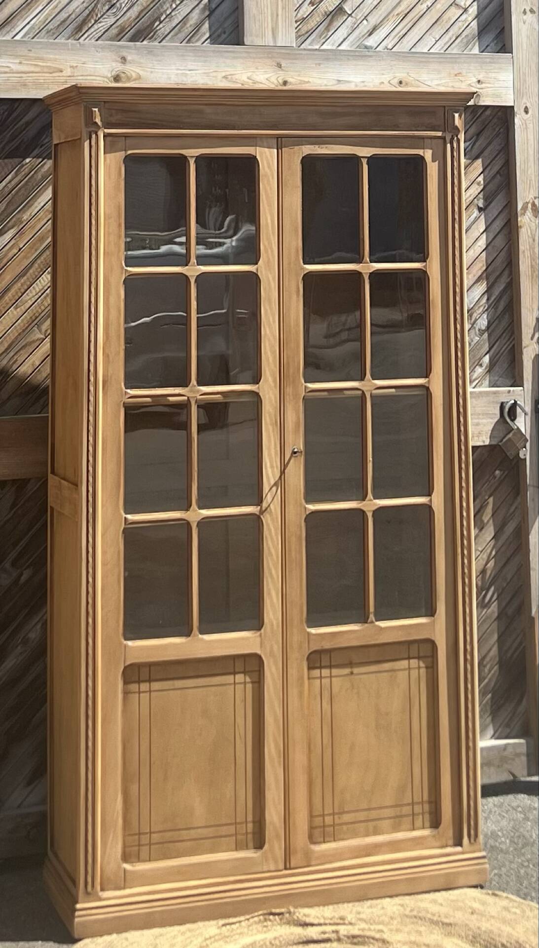 Old Parisian wooden dresser - bookshelf
