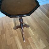 Gueridon period tripod in mahogany style nineteenth century