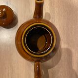 Individual earthenware teapot