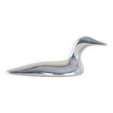 Aluminium sculpture of a duck, Canadian design, 1980s, production: Hoselton