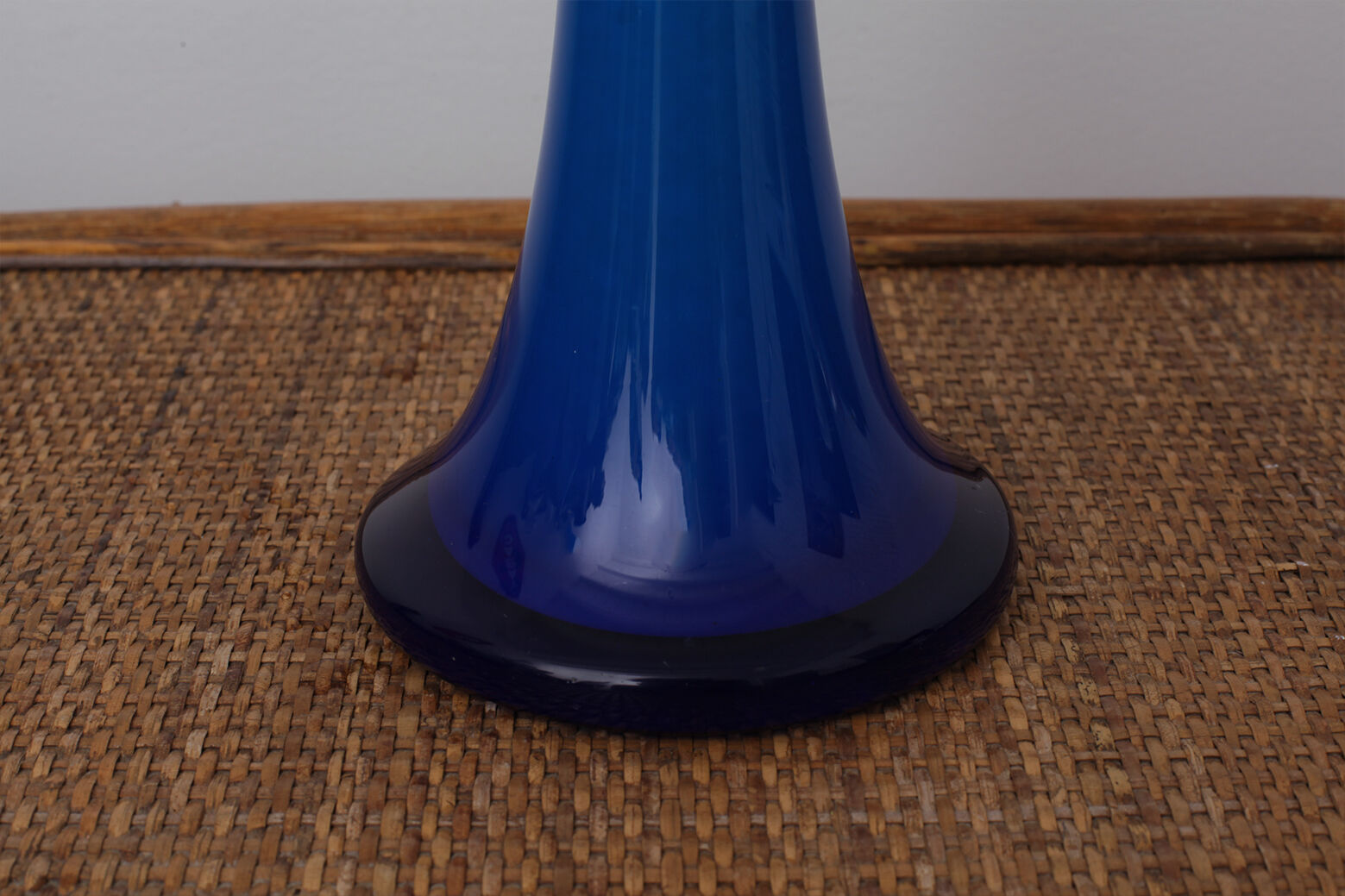 Large blue soliflore vase 70cm
