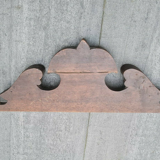 Wooden pediment for door or furniture