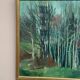Original Swedish Oil On Panel – “Early Spring” By Ann‑Marie Ekbom – Dated 1978 – Vintage & Framed