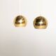 Pair of Swedish pendant lamps, 1960s/70s