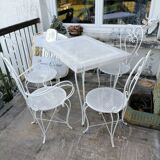 Living room wrought iron garden