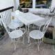 Salon jardin fer forgé
