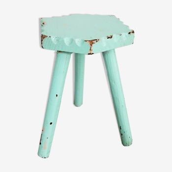 Tabouret tripode de ferme mint