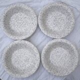 Speckled soup plates