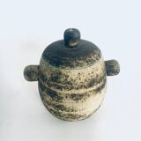 Brutalist Dutch Art Ceramic Pot by Pieter Groeneveldt, Netherlands, 1960s