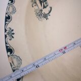 round and hollow ceramic dish, Clairefontaine ironstone, Château series