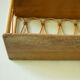 Rattan shelf