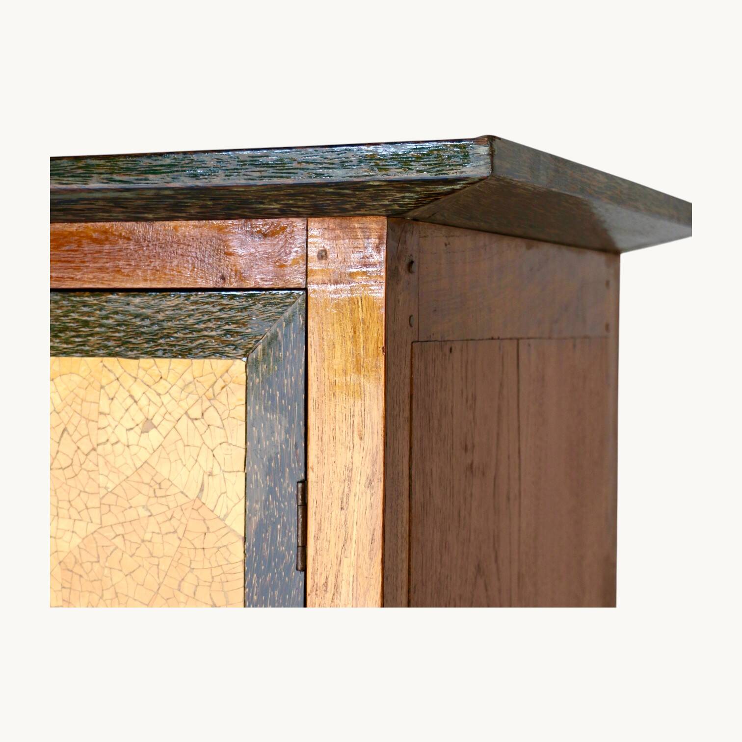 A wooden wardrobe, France 1990s.