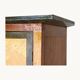 A wooden wardrobe, France 1990s.