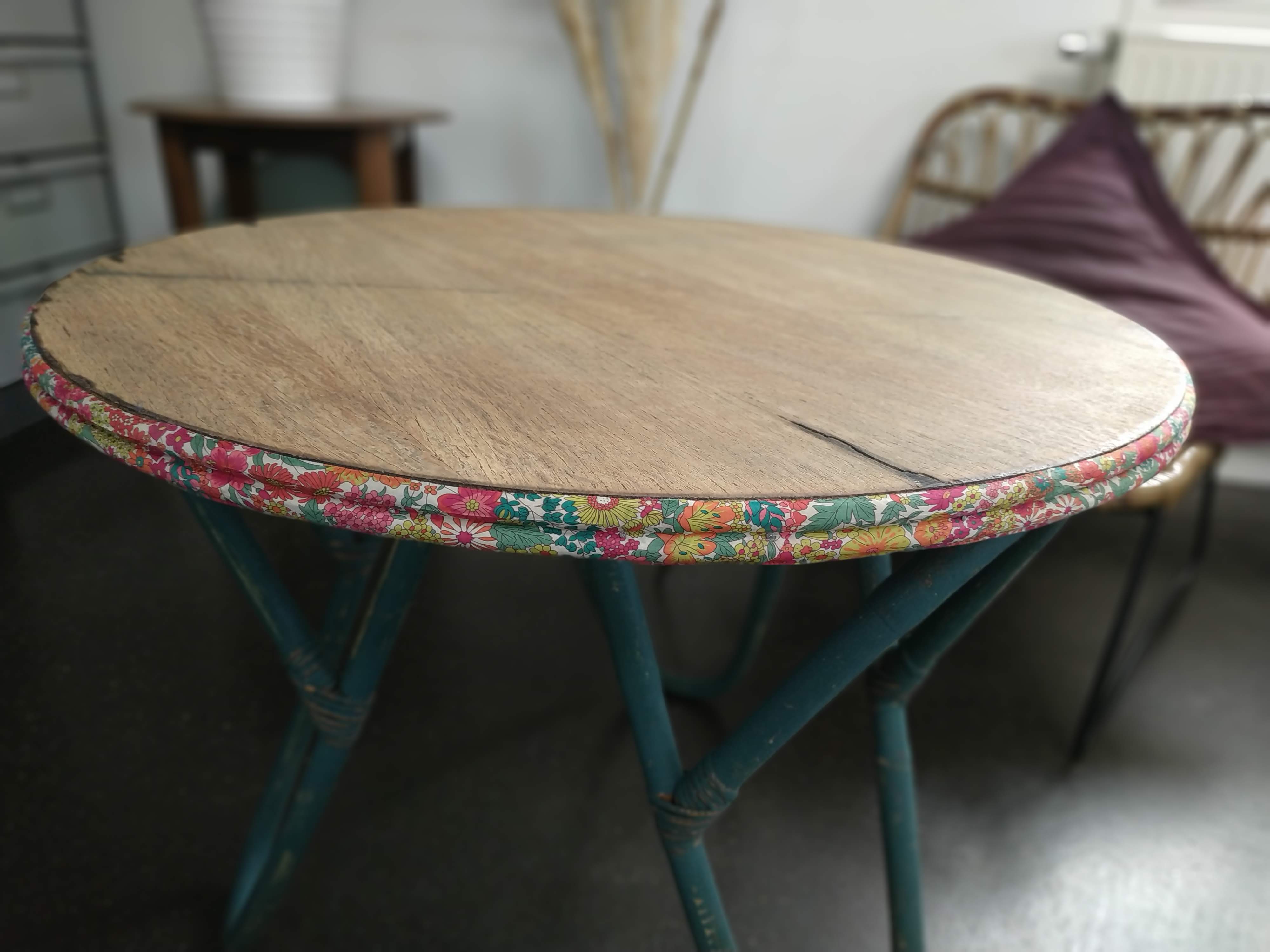 Vintage bamboo table