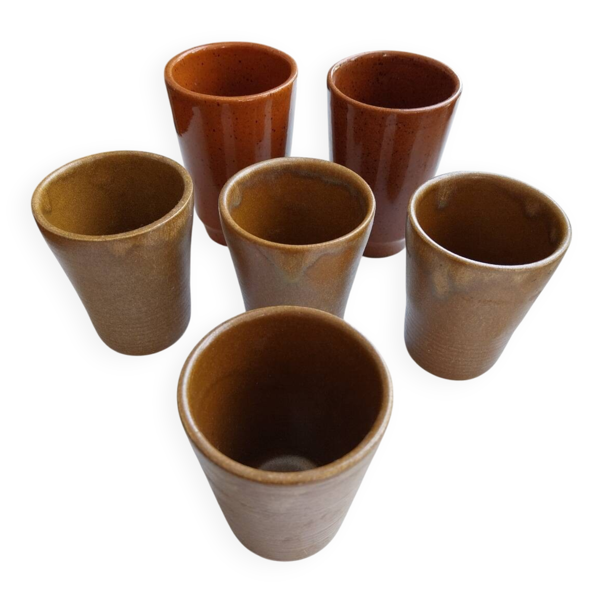 Digoin stoneware cups