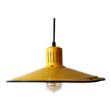 Suspension vintage jaune style Mategot