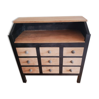 9-drawer storage unit