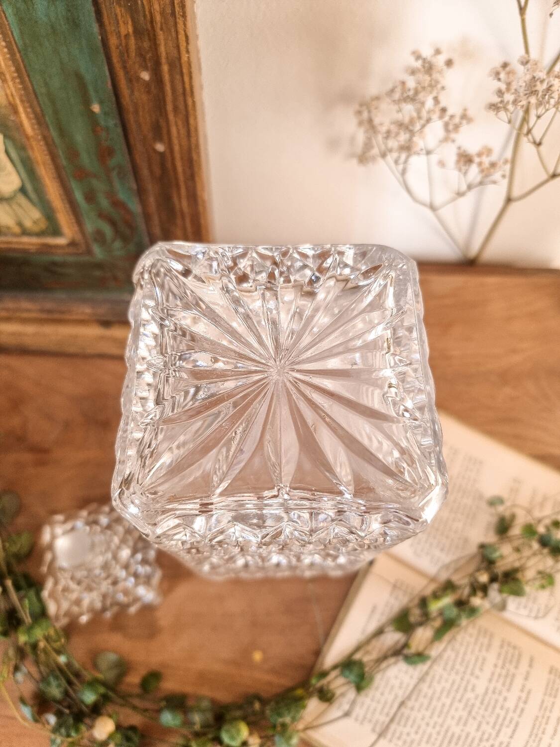 Crystal whiskey decanter, 1950