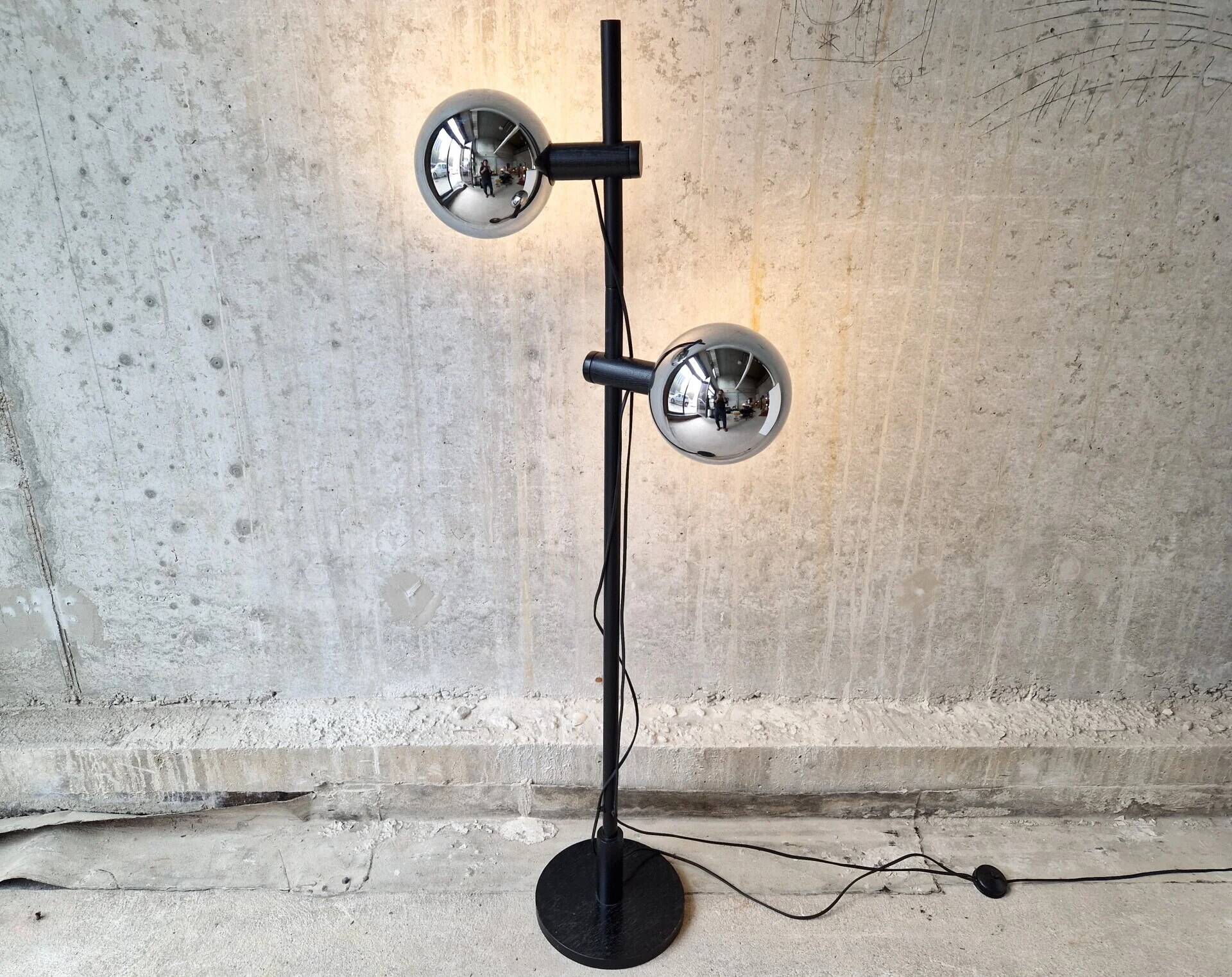 Temde Leuchten floor lamp, 1970s