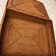 Vintage rattan trunk with lid