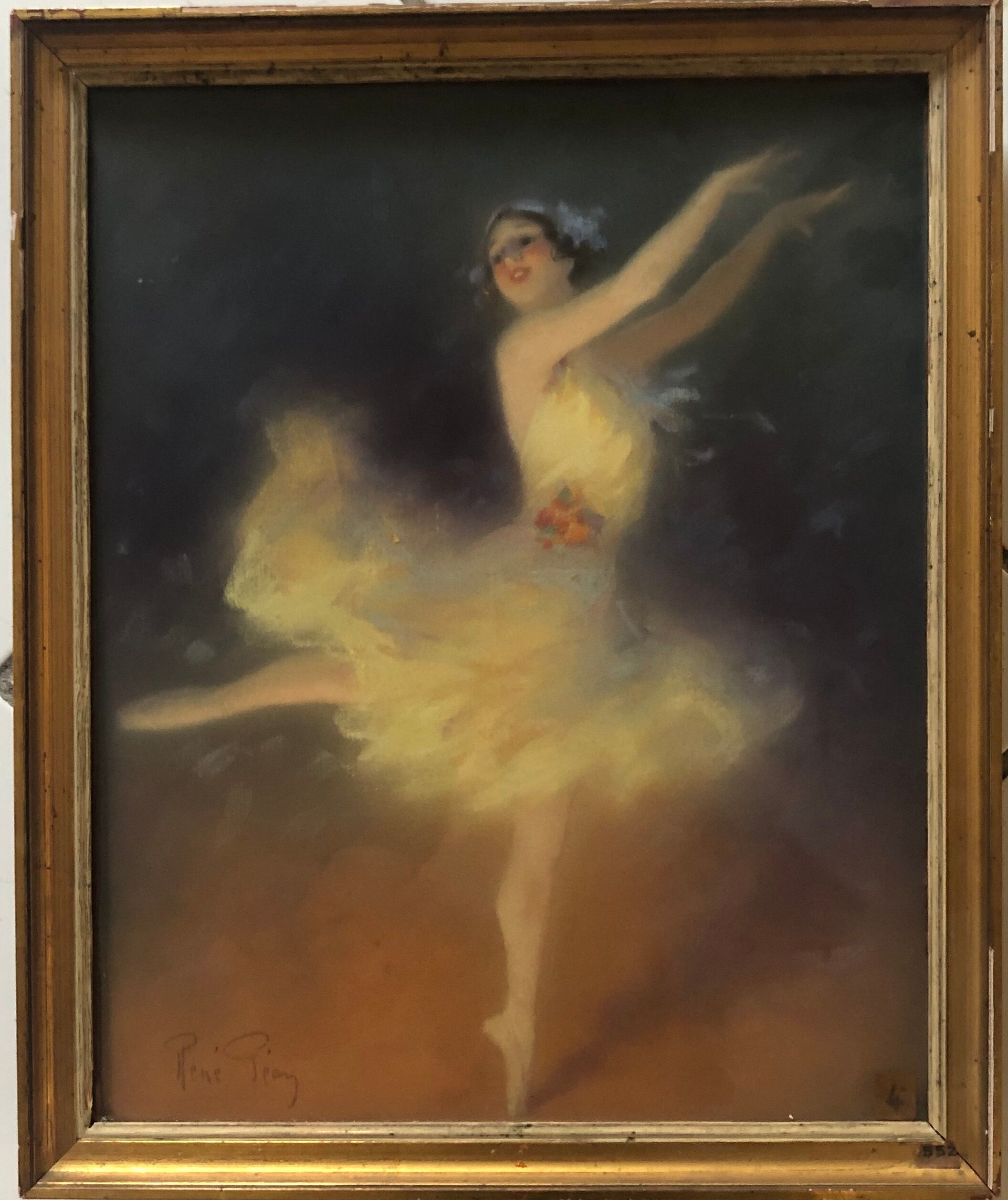 Tableau la danseuse René Péan