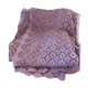 Vintage mauve lilac crocheted bedspread