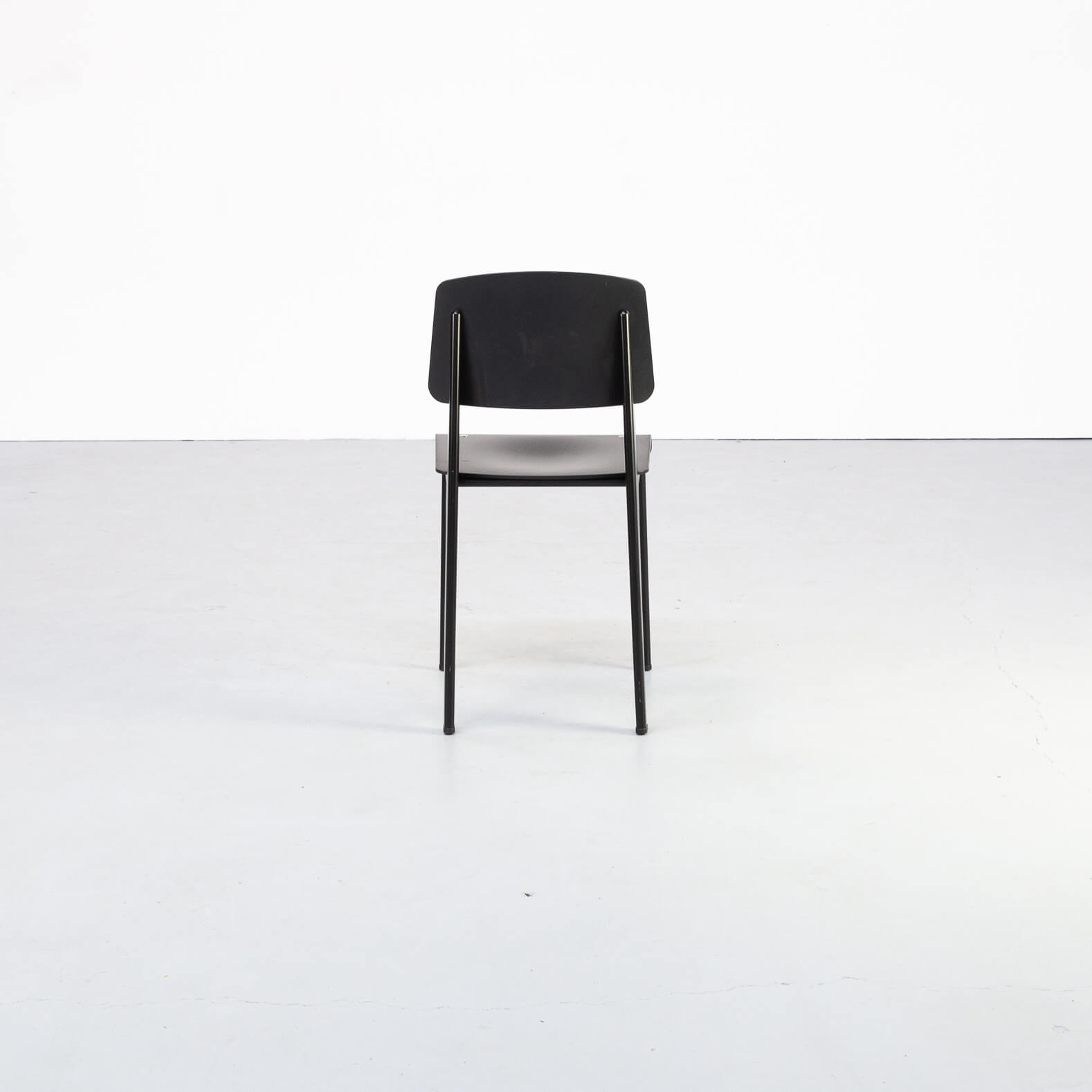 Jean Prouvé ‘Standard-SP’ dining chair for Vitra set/6