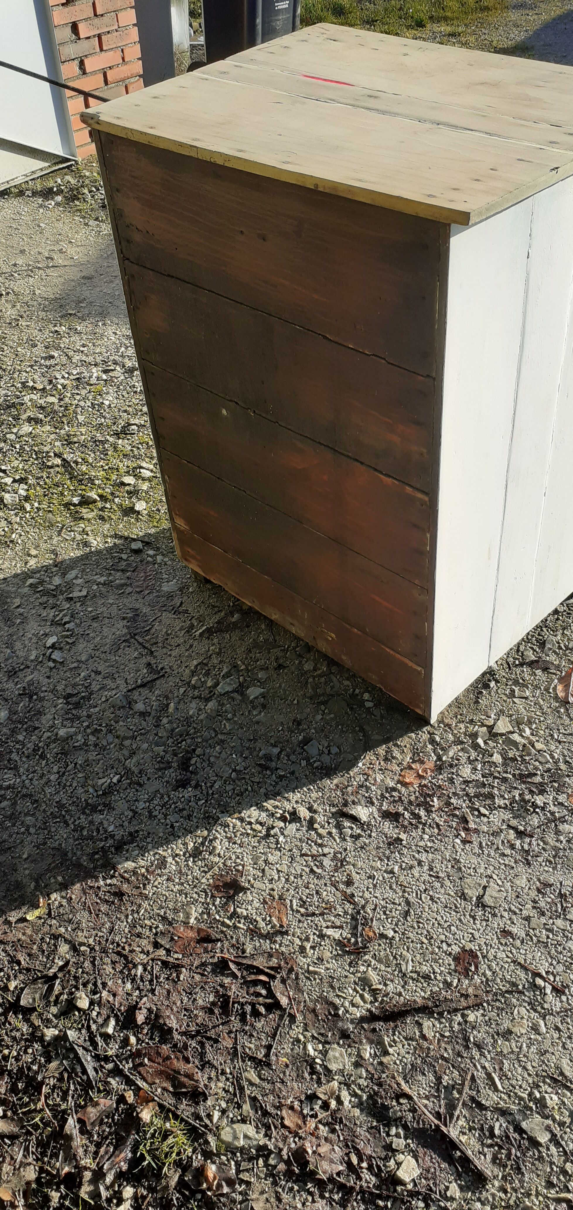 2-door Parisian buffet 1 white drawer