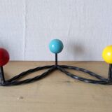 Coatrack 1950 balls multicoloured vintage