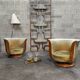 Pair of Art Deco armchairs 1930 "Le Malandre"