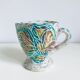 Old decorative ceramic pitcher Vallauris Borty