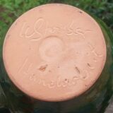 Pichet en terre cuite vernissée milieu XXème