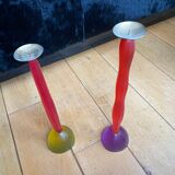 Migeon and Migeon pair of Benazir candle holders