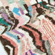 Moroccan Berber rug Boujaad ecru with colorful patterns 267x162cm