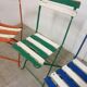 Chaises pliantes de bistrot  jardin