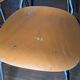 Chaises vintage en bois et chrome