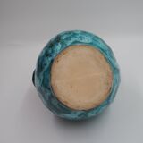 Théière en céramique émaillé bleu Bébégé