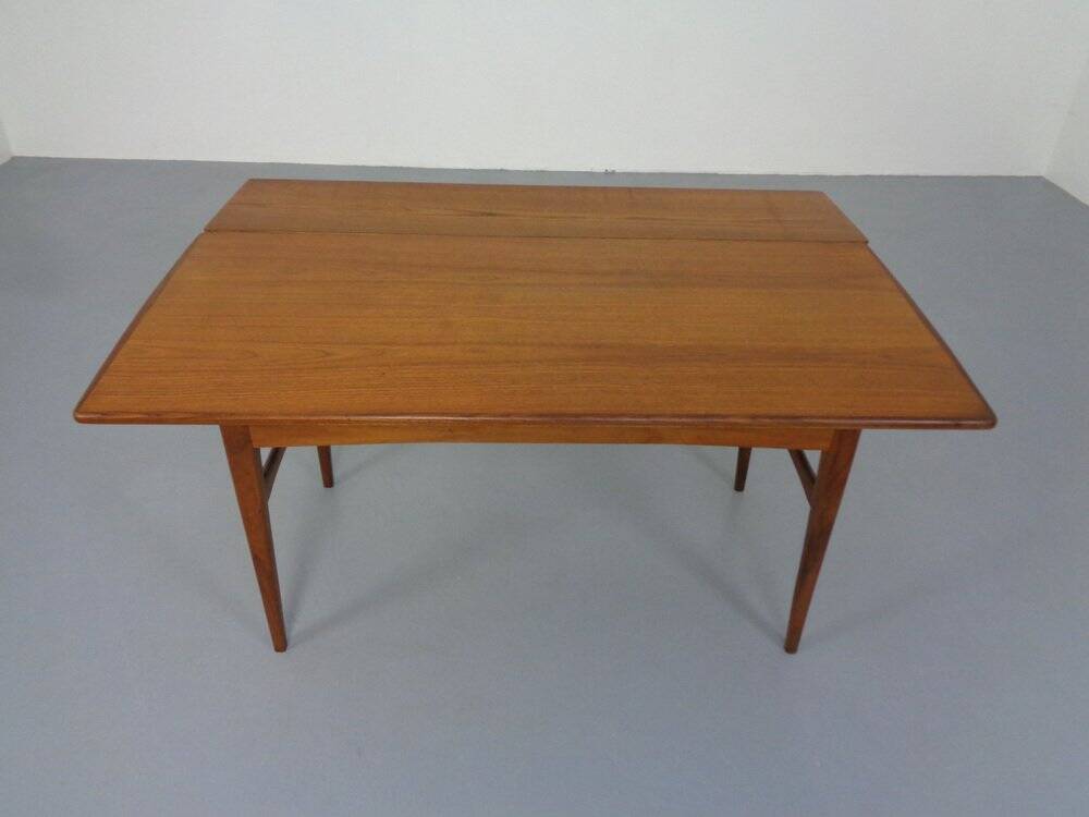 Teak dining or coffee table, Denmark, 1960s