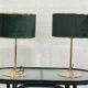 Paire de lampe vintage