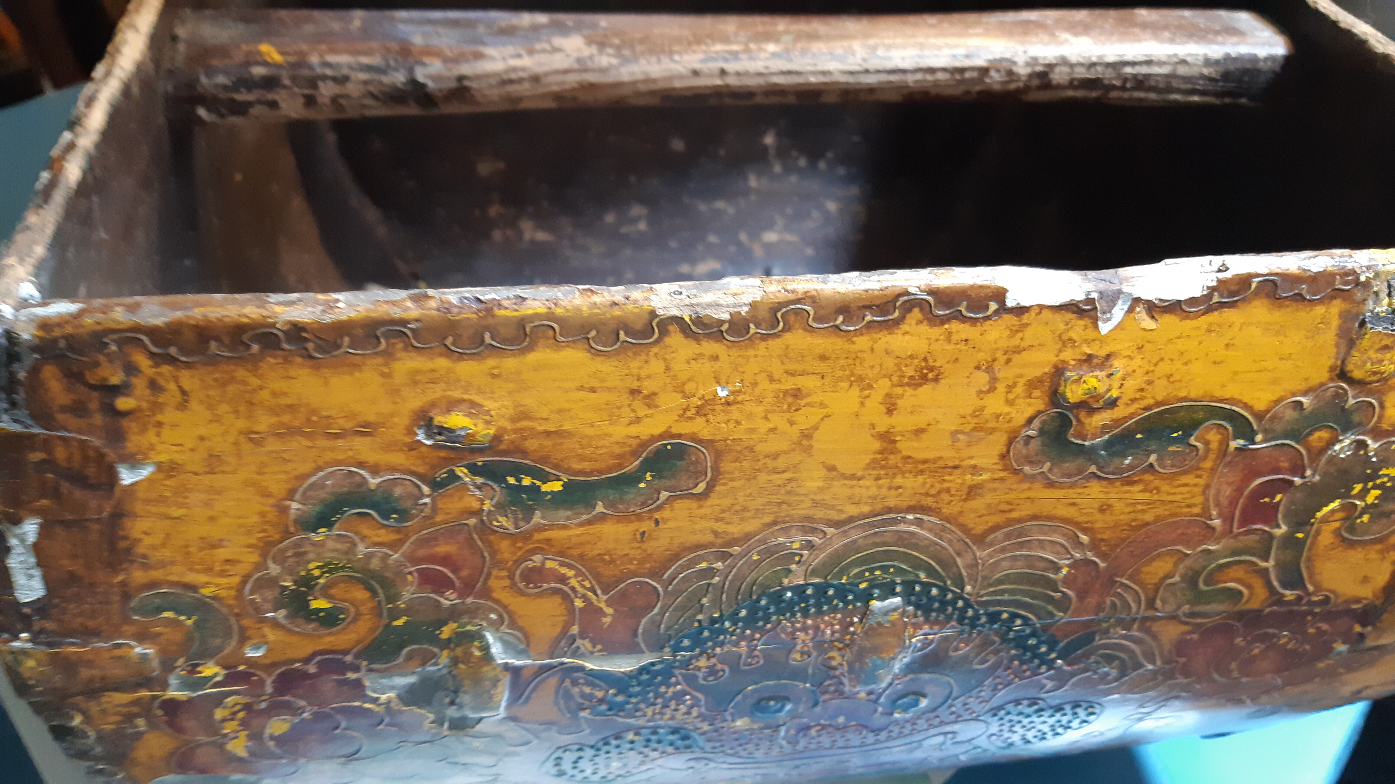 Old Asian basket
