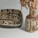 Scandinavian Modern Plate and Vase, ceramic, "Baca", Fajance, by Nils Thorsson f