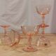 5 coupes à champagne de la marque "luminarc" rosaline