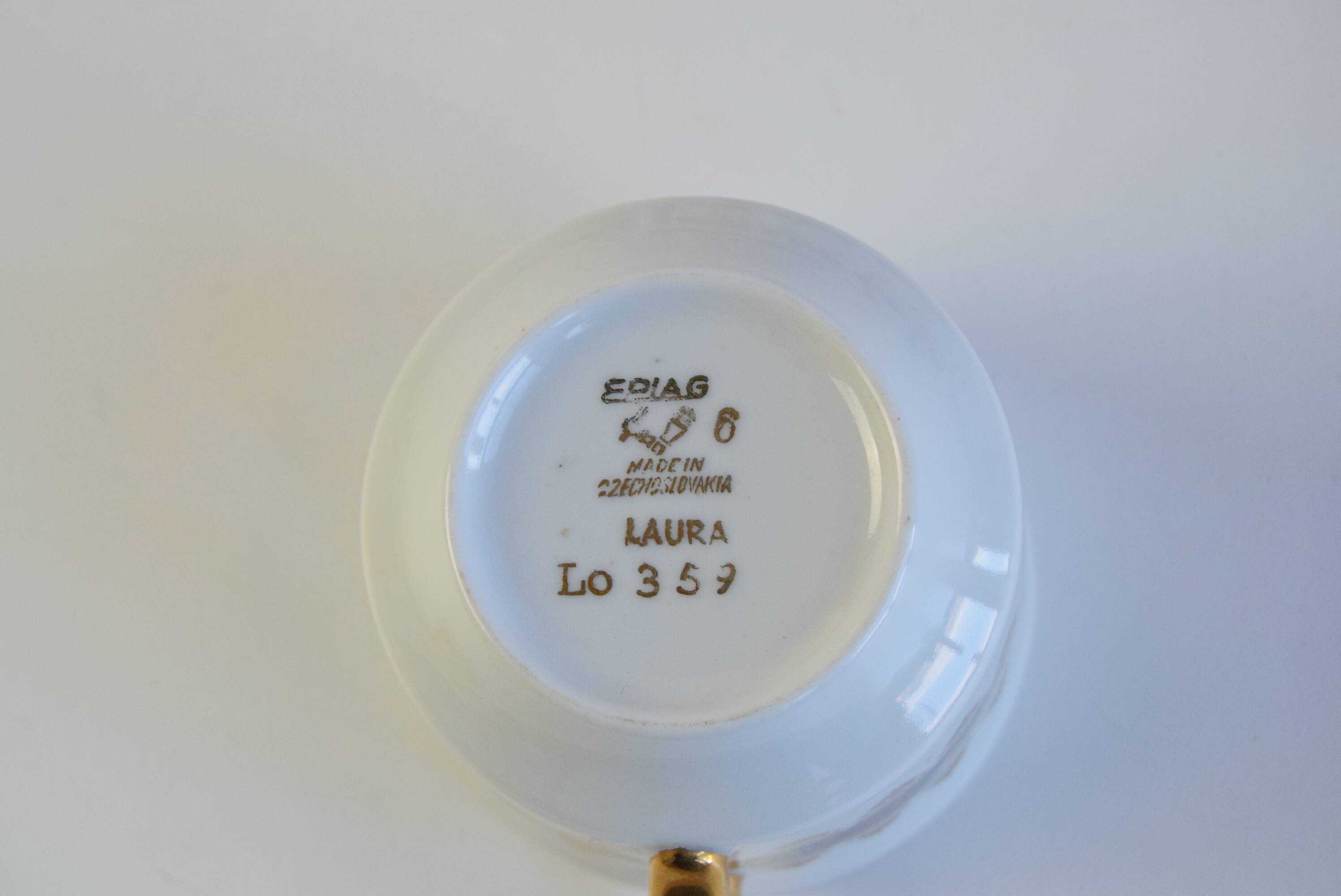 Set of six Cups and Saucers by Epiag 1950