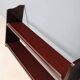 Antique marine-style shelves in mahogany veneer, Italy, 20th century.