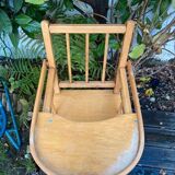Wooden baby high chair