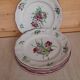 7 Lunéville porcelain plates