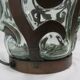 Living room lamp, wrought iron and blown glass
