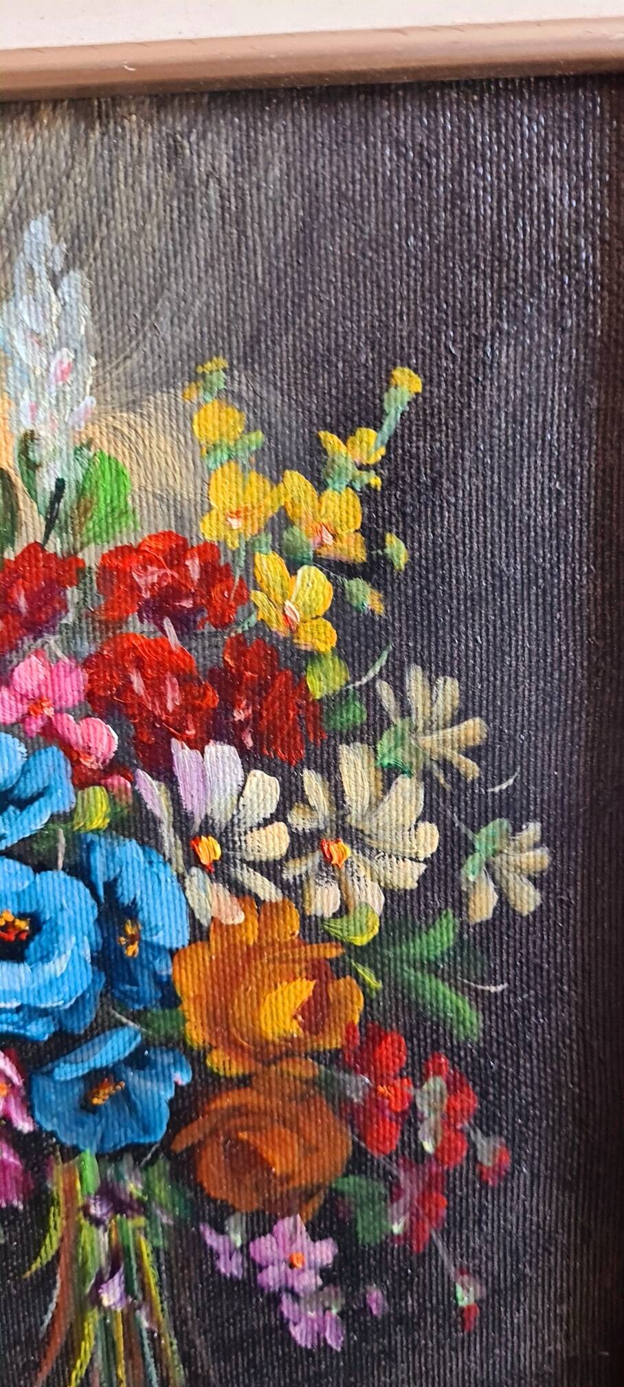 Floral painting signed A.Bini