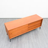 Vintage teak row, 160cm, restored