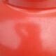 Red metal pendant light